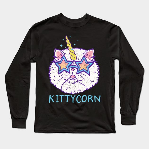 Kittycorn Long Sleeve T-Shirt by ultraelectrogalacticshop